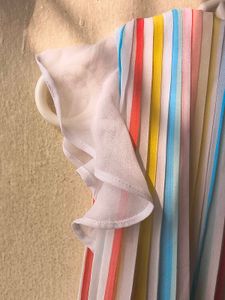 Tommy Hilfiger Striped Pleated Dress