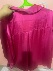 Zara Hot Pink Shirt
