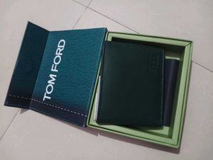Tom Ford Green Leather Wallet