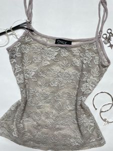 Lace Vintage Y2k Cami Top