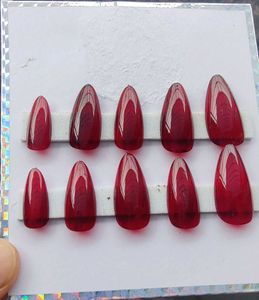 Red + Yellow Nails + Stickon + Liquid Glue