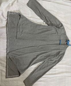 Pink Tank Top And Grey Jacket