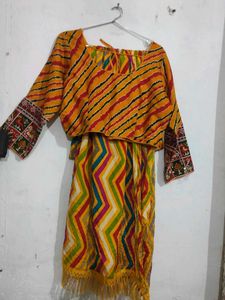 navratri colorful duppataa and blouse