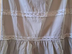 Tiered Lace Trim Skirt