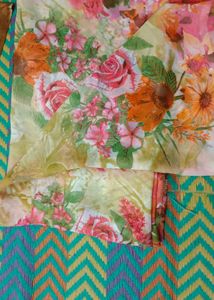 New Flowery Saree