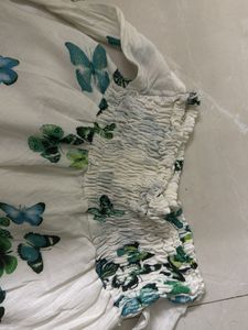 Butterfly Print Skirt