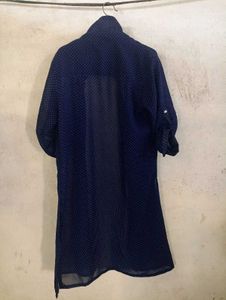 Blue Polka Dot Dress