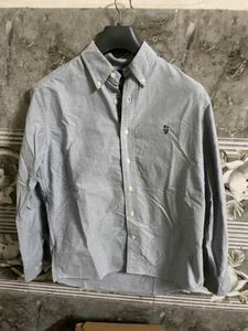 Blue Striped Button-Down Shirt