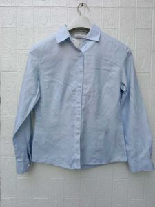 New With Tag Korean Bodyfit Light Blue Button-Down