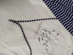 Blue Top With Attached Jacket