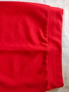 Red Short Pencil Skirt