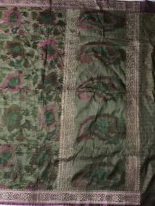 Elegant Floral Silk Saree
