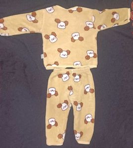 Cute Dog Print Pajama Set