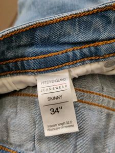Ma1211 Peter England jeans waist 34