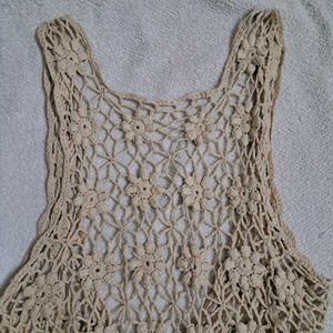 Boho Crochet Shrug
