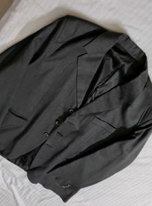 Men Fully Stitched Striped Formal Suit
