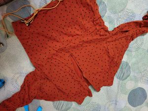 Cute Polka Dot Top For 4-6 years girl full sleeve