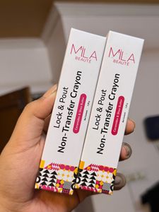 Mila Beauty Lipstick Combo Of 2 Crayons