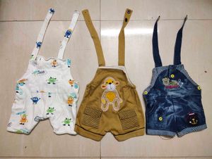Cute Baby Dungaree Set