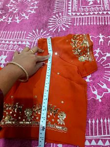 beautiful stone work blouse