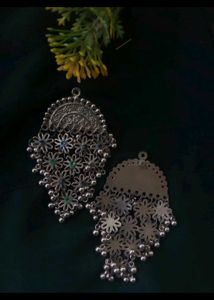 Dangling Silver Earrings