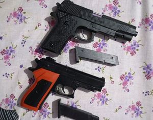 Pack Of 2 New Pubg Pistol Toy Gun With Free Bullet