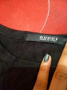 Gucchi❤️💚🖤half Sleeves Wear