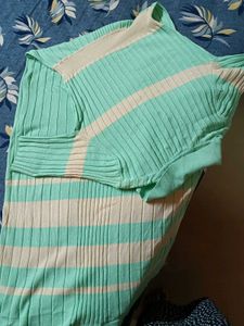 MINT GREEN KNIT DRESS