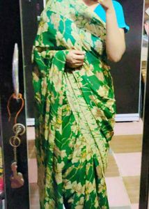 Floral Print Saree