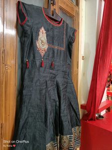 Elegant Black Kurta