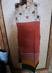 Short Kurta With Embroidered Yoke