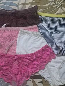 Combo Of Five Victoria Secret  Branded  Panty