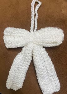 Crochet Bow Bag Charm