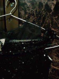 Girls' Black Sequin Party Dress