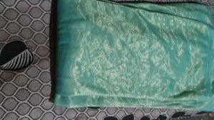 Teal Shimmer Fabric - DIY Fashion