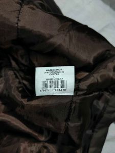 Ajio Hooded Brown Parka Jacket