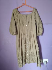 Casual Khaki Dress