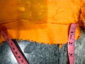 Cotton Salwar Suit With Jari Ki Kadai  Colour Oran