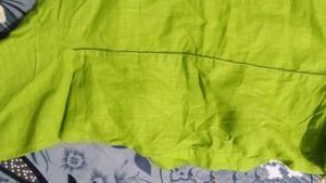 Green Embroidered Kurta