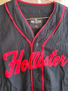 Hollister Black Baseball Jacket