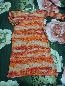 Shibori Print Pure  Soft Cotton Kurti