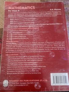 R.D. Sharma Mathematics Class X
