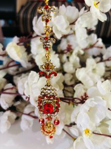Red &amp; Gold Choker Set
