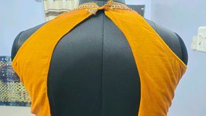 Mustard Colour Designer Boutique Piece For Haldi