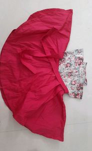 small deep pink dress