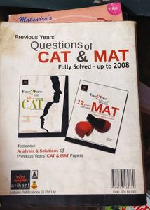 Arihant MAT Topic Analysis  and solution