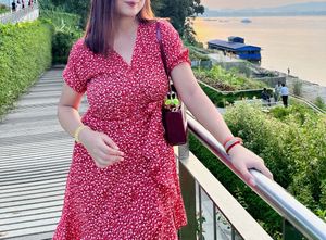 🧨CUTE SUNMER Floral Wrap Dress- ONLY RS 169