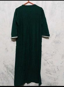 Libas Green Embroidered Kurti