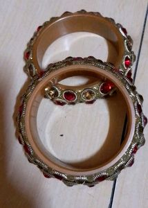 Beautiful 😍 Red Colour Kangan