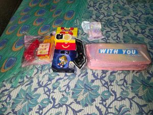 Kids Toys And Pouch Combo